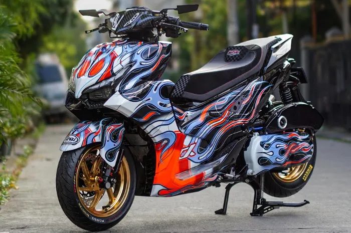 Terinspirasi Desain Helm Pembalap Yamaha Noriyuki Haga, Aerox Alpha Tampil Sangar