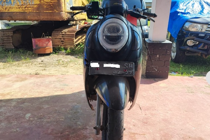 BBM Full Tank Bisa 240 Km, Honda Scoopy Tahun 2022 Dilelang Murah Meriah